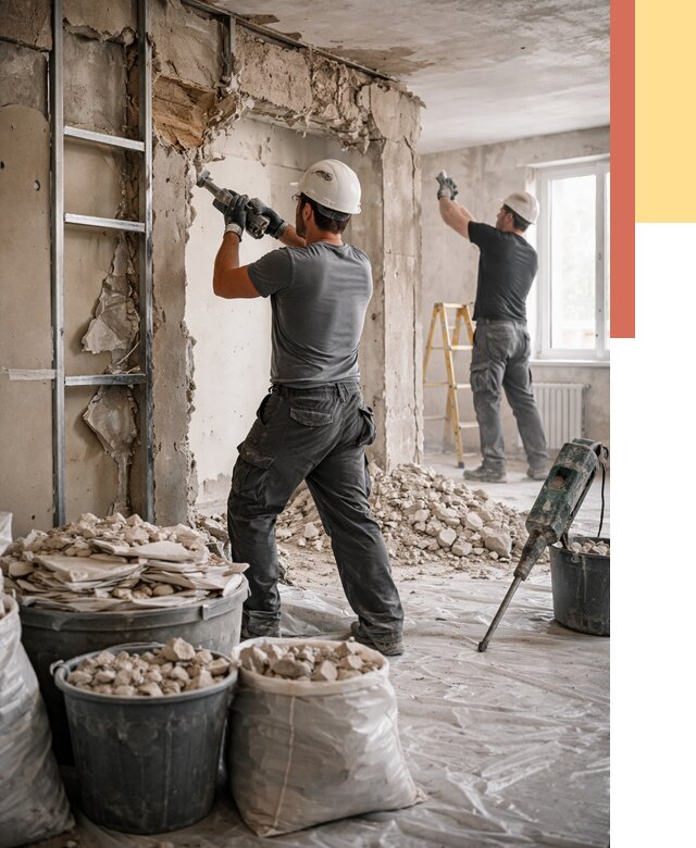 Демонтажные работы в Смоленске от 2769 руб. — услуги и цена под ключ | ОТДЕЛОЧНИК-Смл