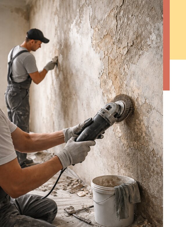 Снятие и удаление краски со стен в Смоленске от 2154 руб. — ОТДЕЛОЧНИК-Смл