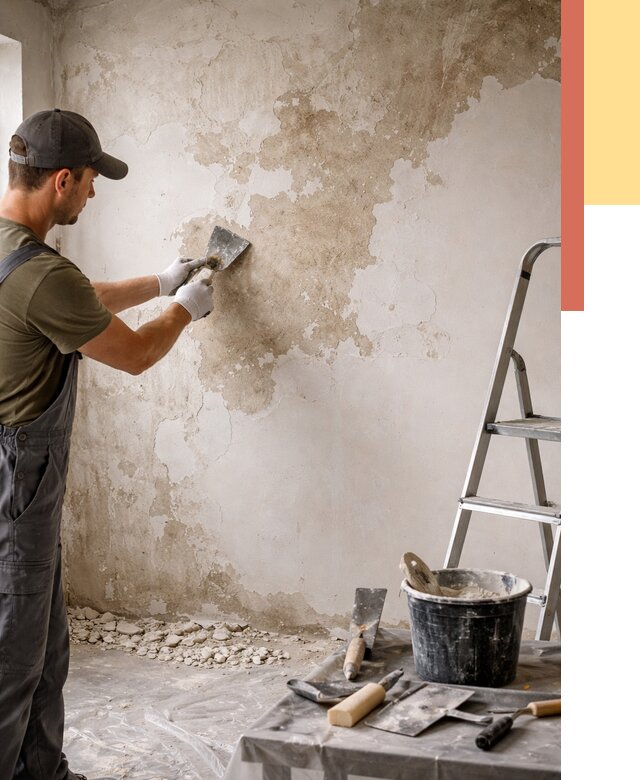 Снятие старой шпаклевки в Смоленске от 1897 руб. — быстро и недорого | ОТДЕЛОЧНИК-Смл