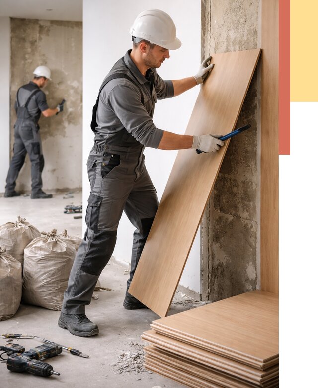 Демонтаж стеновых панелей в Смоленске от 3589 руб. за м² быстро и недорого | ОТДЕЛОЧНИК-Смл