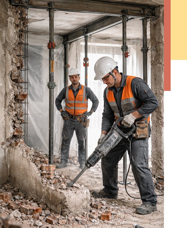 Снос несущих стен в Смоленске от 10511 руб. — демонтаж несущей стены под ключ | ОТДЕЛОЧНИК-Смл