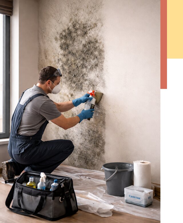 Удаление плесени со стен в Смоленске от 2205 руб. — быстро и недорого | ОТДЕЛОЧНИК-Смл