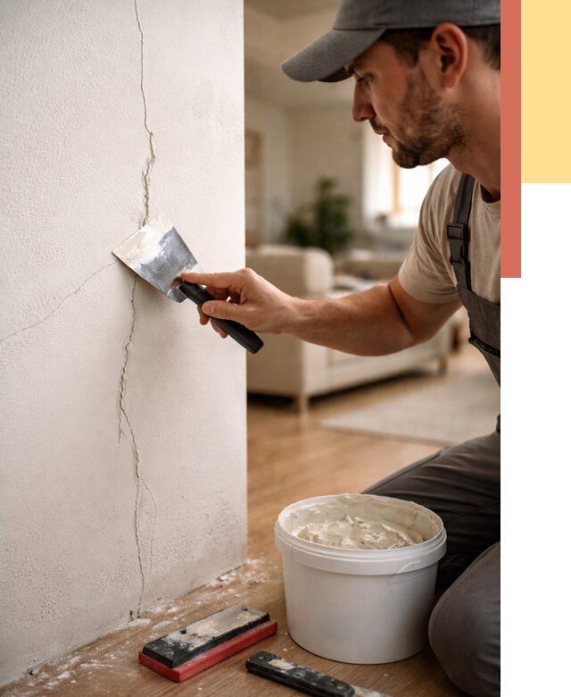 Заделка трещин и сколов в Смоленске от 2512 руб. — быстро и недорого | ОТДЕЛОЧНИК-Смл