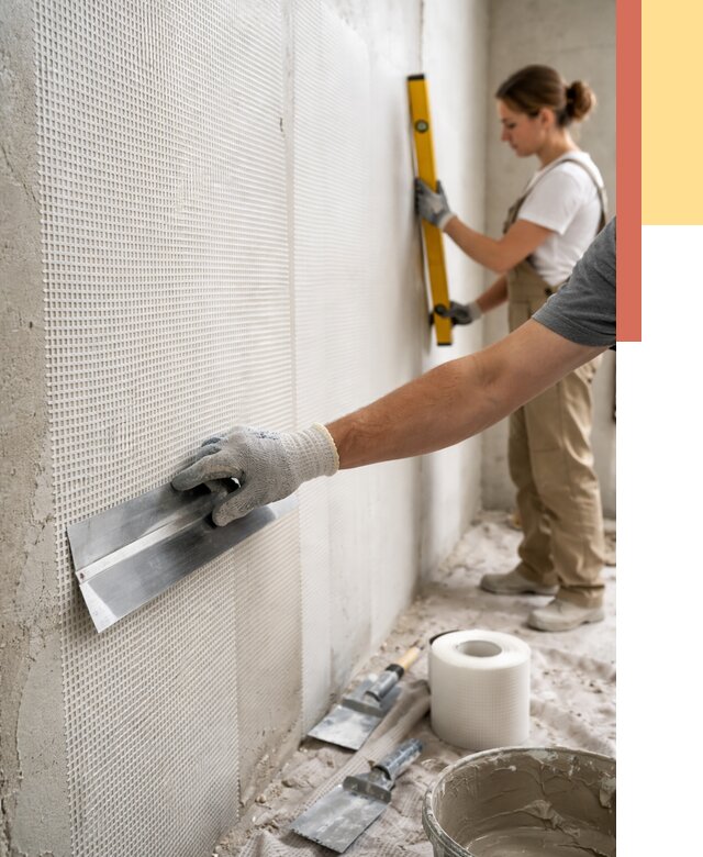 Армирование стен стеклосеткой в Смоленске от 3282 руб. под ключ | ОТДЕЛОЧНИК-Смл