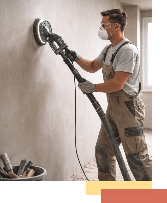 Профессиональная шлифовка стен в Смоленске быстро и качественно