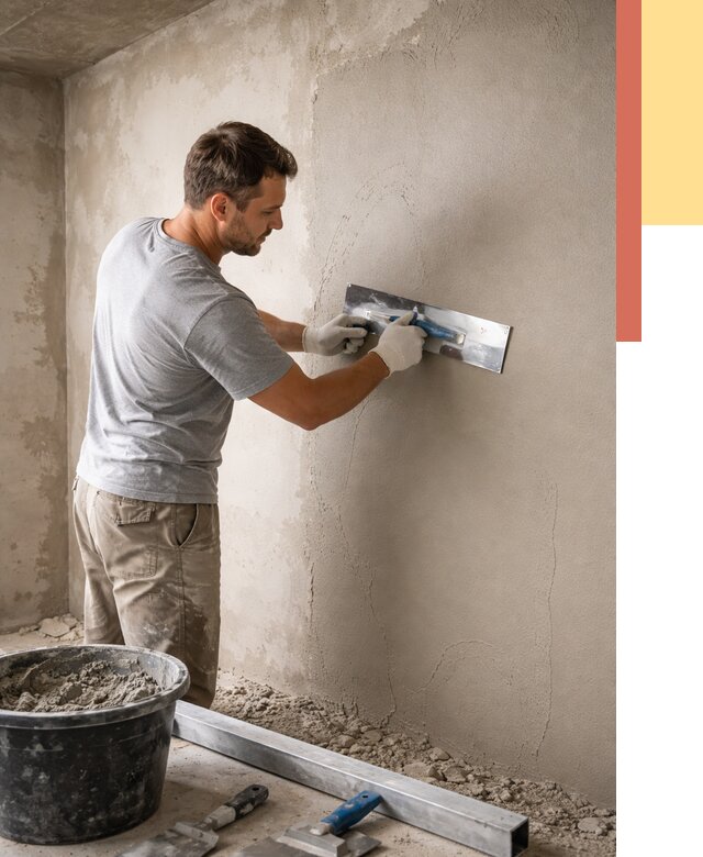 Штукатурка стен без маяков в Смоленске от 7384 руб/м2 — услуги и цена | ОТДЕЛОЧНИК-Смл