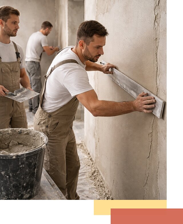 Штукатурка стен без маяков в Смоленске быстро и качественно