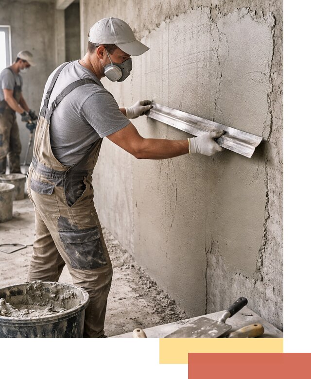 Штукатурка бетонных стен в Смоленске качественно и долговечно