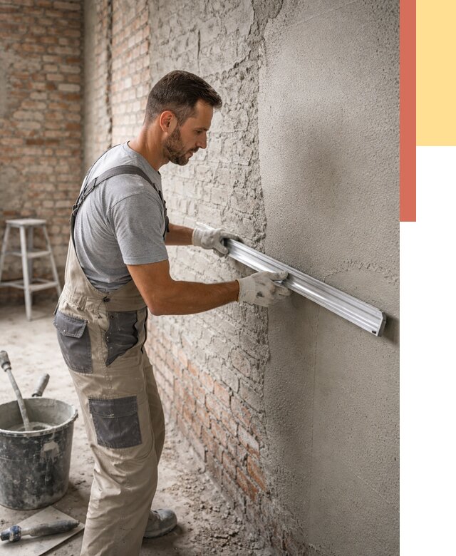 Штукатурка кирпичных стен в Смоленске от 4615 руб/м2 — быстро и недорого | ОТДЕЛОЧНИК-Смл