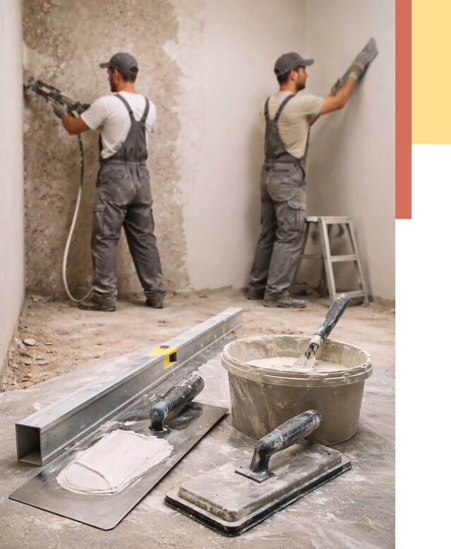 Штукатурка стен под обои в Смоленске от 4615 руб./м2 — выравнивание под обои | ОТДЕЛОЧНИК-Смл