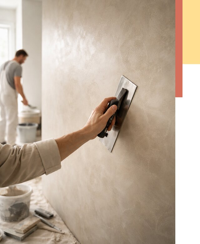 Венецианская штукатурка в Смоленске от 3589 руб/м² — нанесение стен под ключ | ОТДЕЛОЧНИК-Смл