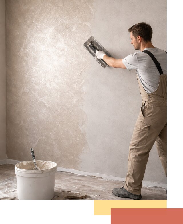 Декоративная штукатурка «Мокрый шелк» под ключ в Смоленске