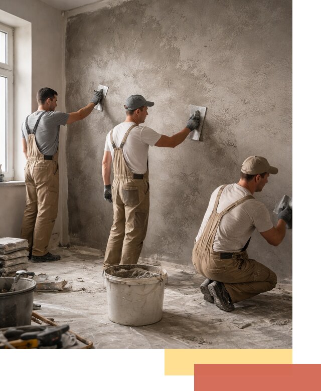 Декоративная штукатурка под бетон в Смоленске для стен и потолков