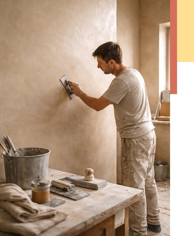Марокканская штукатурка таделакт в Смоленске под ключ от 4307 руб. | ОТДЕЛОЧНИК-Смл