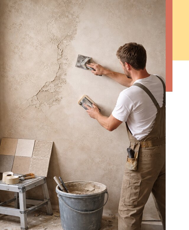 Ремонт декоративной штукатурки в Смоленске от 4615 руб. под ключ | ОТДЕЛОЧНИК-Смл