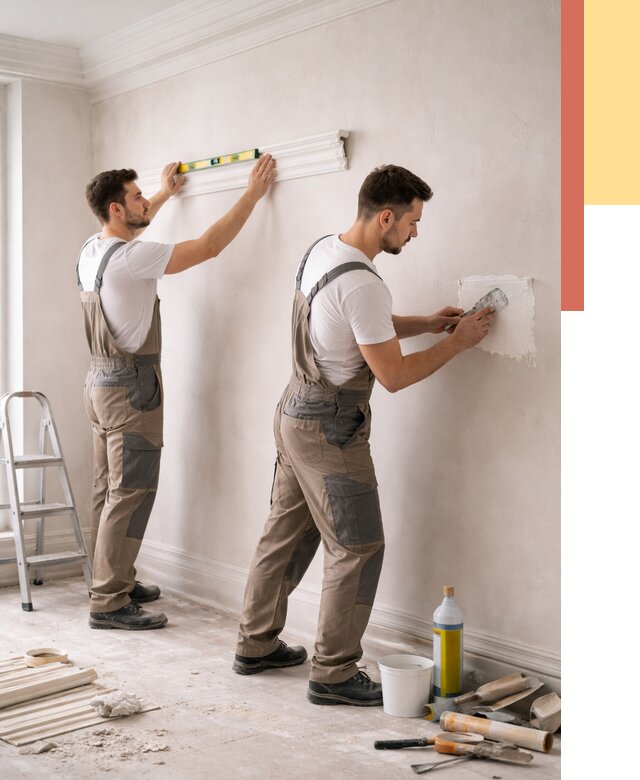 Монтаж лепнины на стены в Смоленске от 4615 руб. — недорого, быстро | ОТДЕЛОЧНИК-Смл