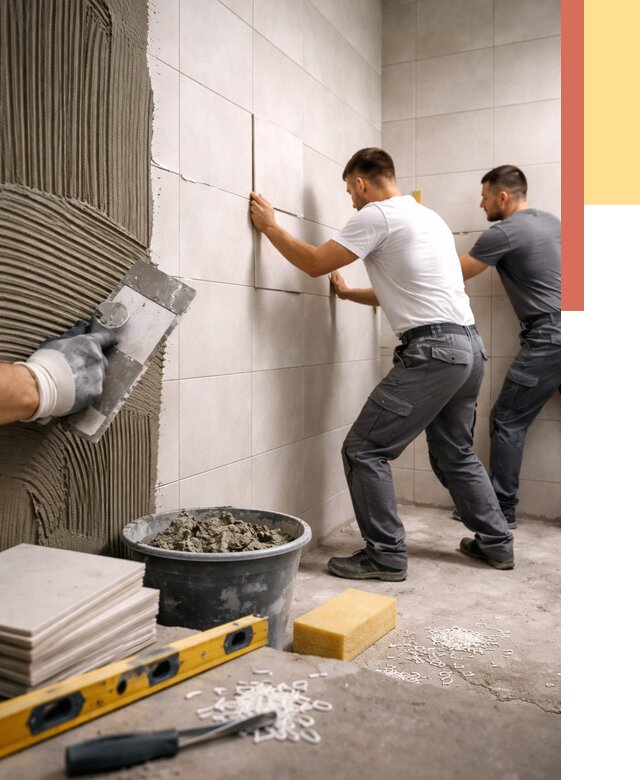 Укладка плитки на стены в Смоленске от 872 руб. — качественно и недорого | ОТДЕЛОЧНИК-Смл