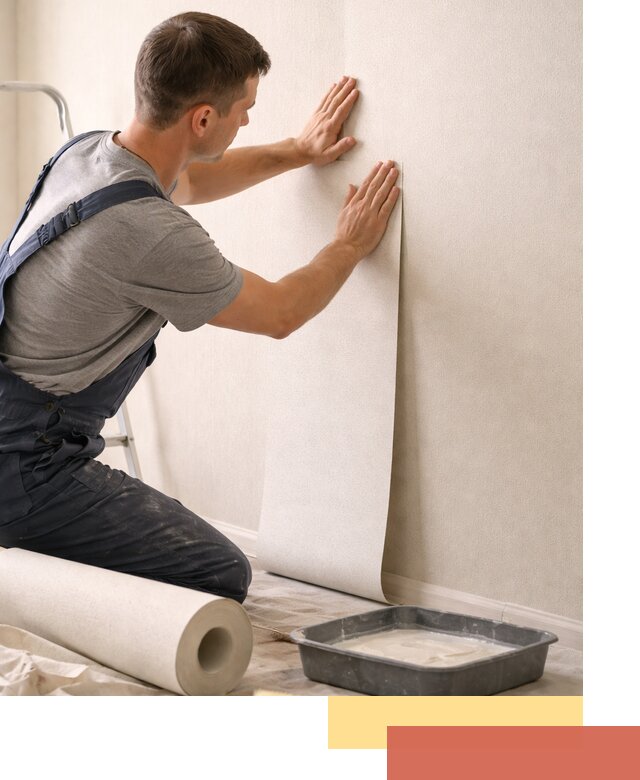 Поклейка флизелиновых обоев в Смоленске качественно и быстро