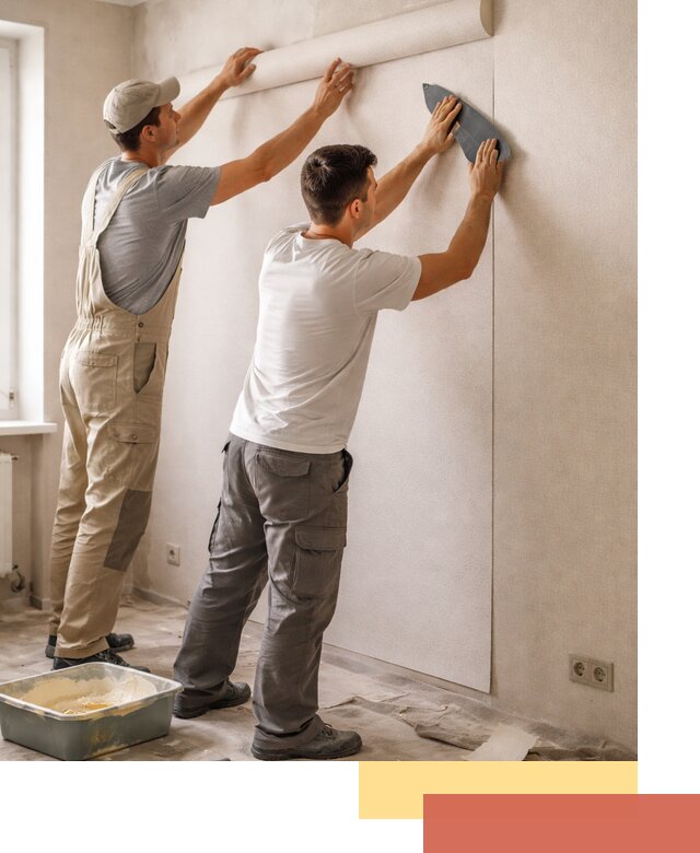 Поклейка виниловых обоев в Смоленске профессионально и качественно