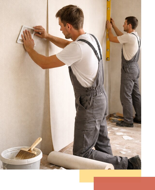 Поклейка бумажных обоев в Смоленске качественно и недорого