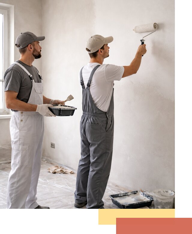 Покраска стен водоэмульсионной краской в Смоленске