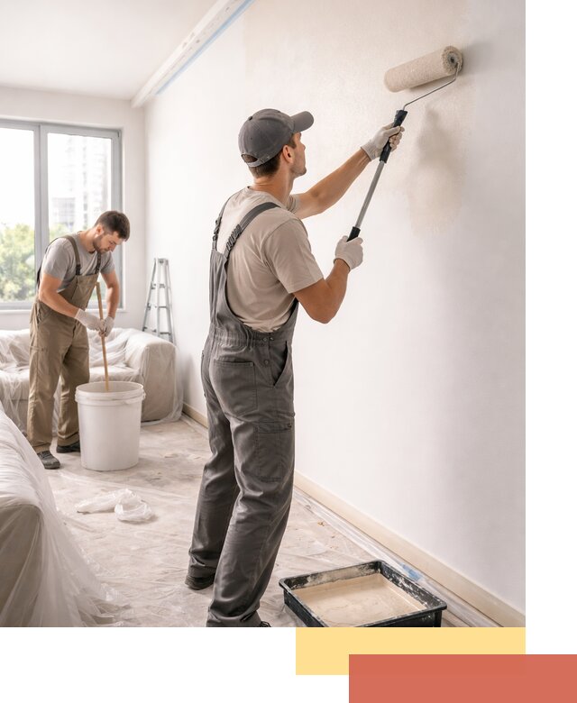 Покраска стен в офисе в Смоленске — быстрый и качественный ремонт