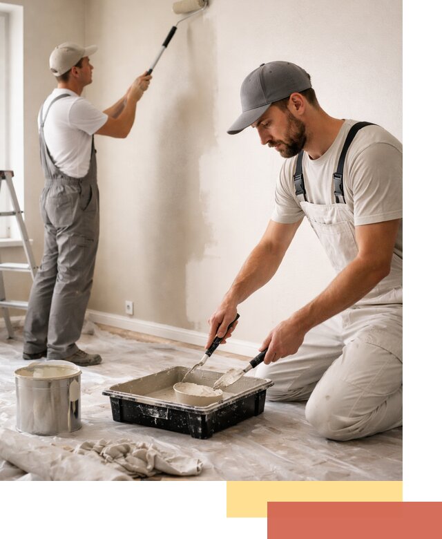 Покраска стен в квартире в Смоленске — профессионально и аккуратно