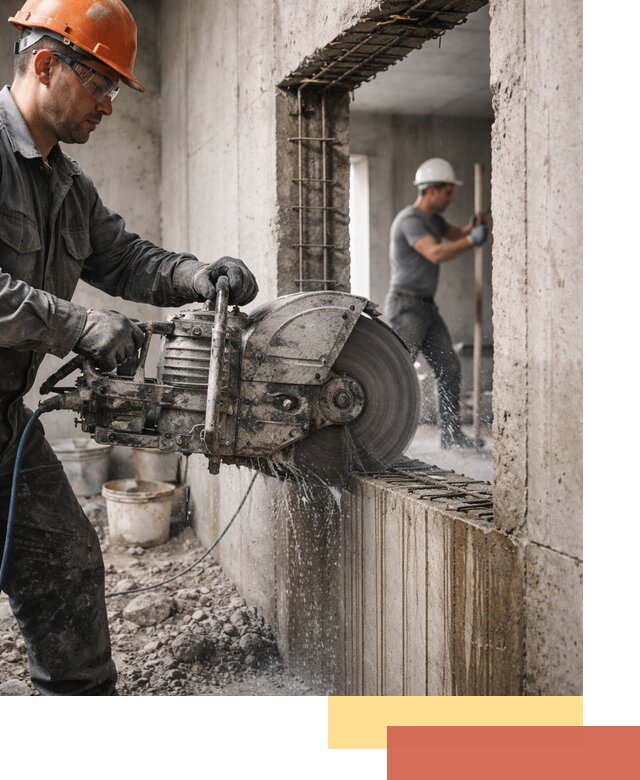 Алмазная резка проемов в Смоленске быстро и точно