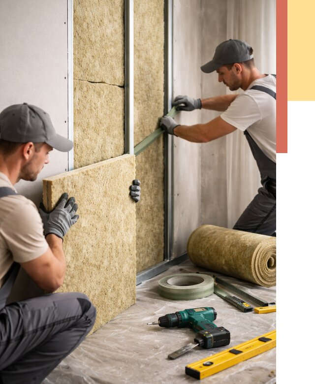 Шумоизоляция стен в Смоленске под ключ от 1897 руб. | ОТДЕЛОЧНИК-Смл