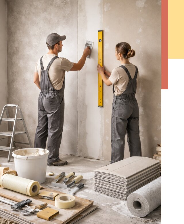 Отделка стен в Смоленске от 1538 руб/м² — недорого, быстро, под ключ | ОТДЕЛОЧНИК-Смл