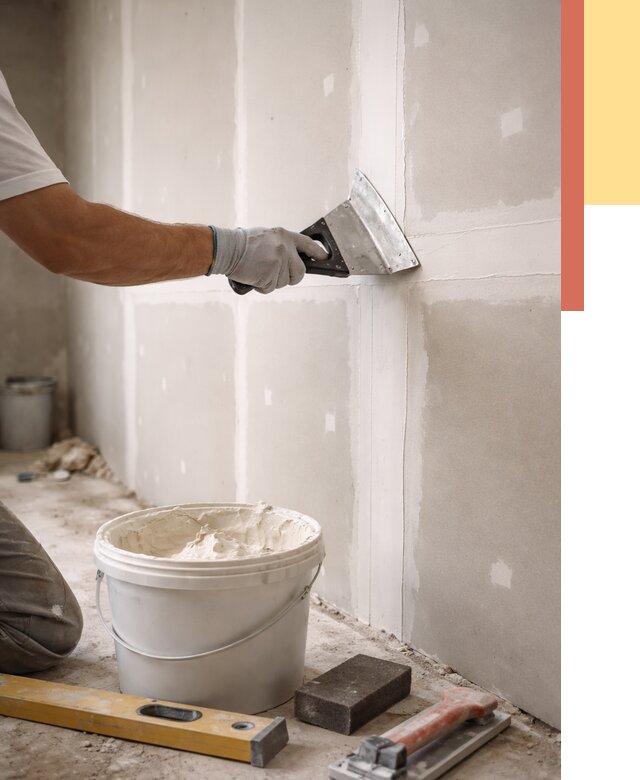 Шпаклевка перегородок из гипсокартона в Смоленске от 2564 руб. — услуги ОТДЕЛОЧНИК-Смл