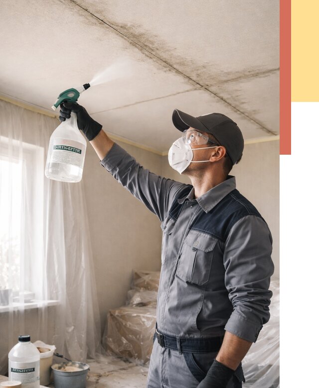 Антисептическая обработка потолка в Смоленске от 2564 руб. | ОТДЕЛОЧНИК-Смл