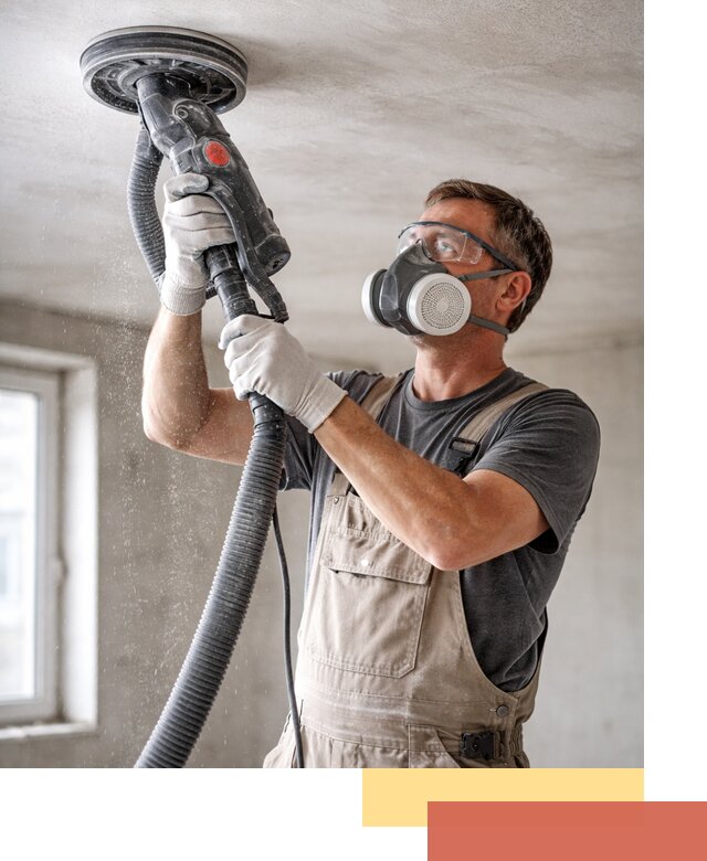 Шлифовка потолка в Смоленске — качественная подготовка под отделку