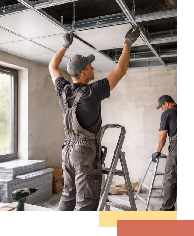 Монтаж кассетного потолка в Смоленске качественно и быстро