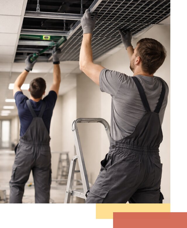 Монтаж потолка Грильято в Смоленске: установка под ключ качественно