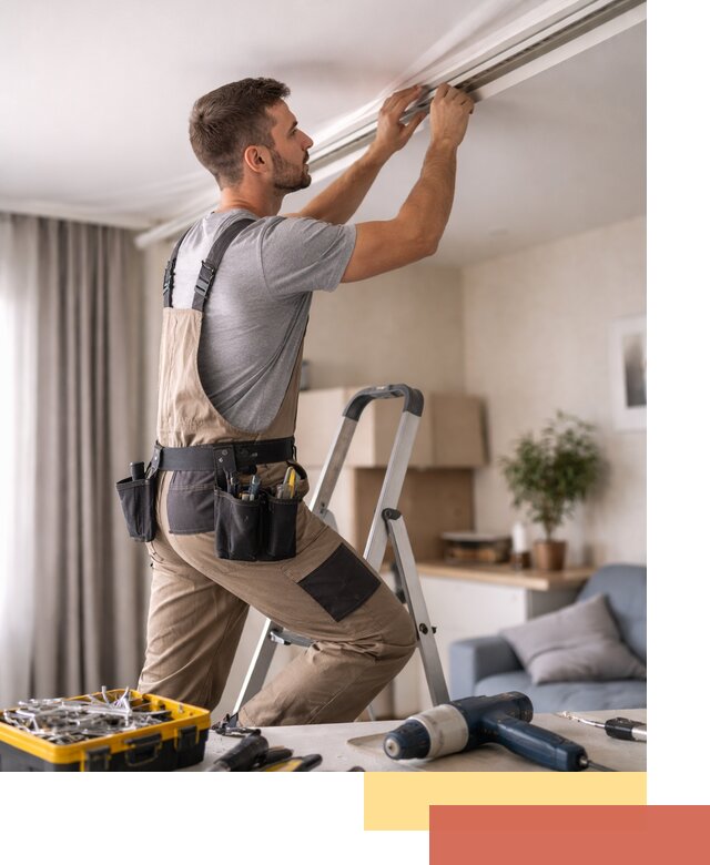 Ремонт натяжных потолков в Смоленске — качественно и оперативно