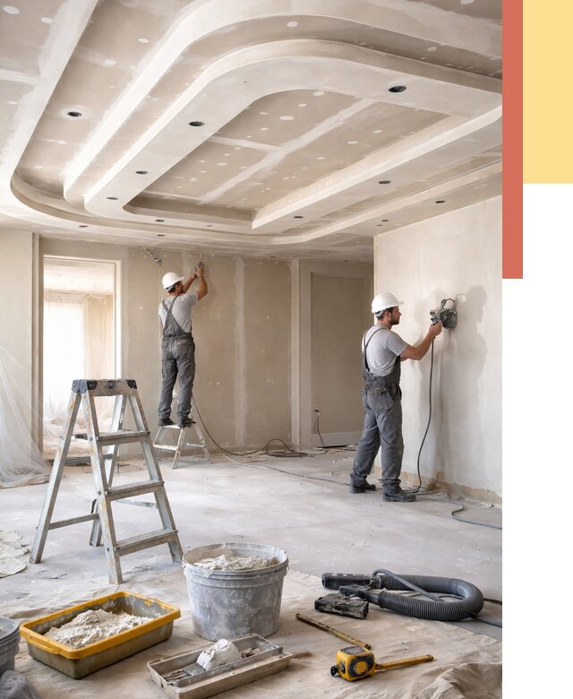 Многоуровневый потолок из гипсокартона в Смоленске от 769 руб. под ключ | ОТДЕЛОЧНИК-Смл