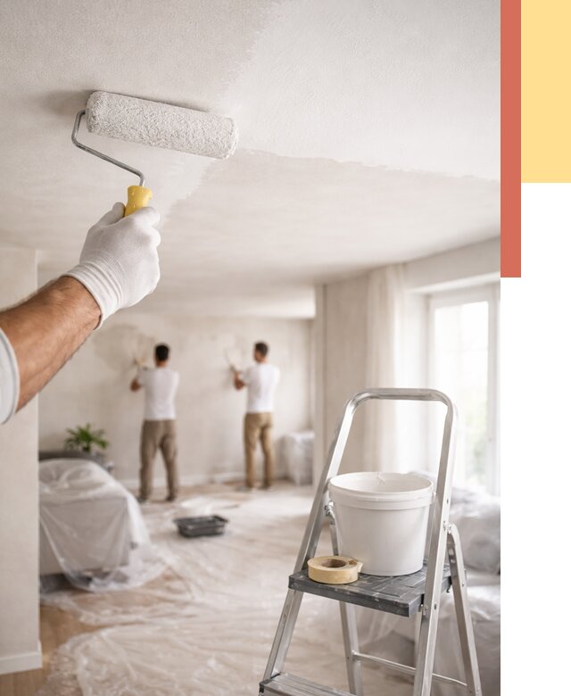 Покраска потолка акриловой краской в Смоленске от 2564 руб. | ОТДЕЛОЧНИК-Смл