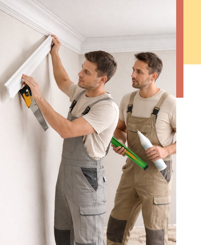Монтаж потолочного плинтуса в Смоленске от 2359 руб. — быстро и недорого | ОТДЕЛОЧНИК-Смл