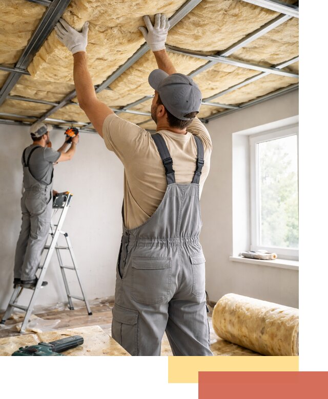 Утепление потолка под ключ в Смоленске качественно и быстро