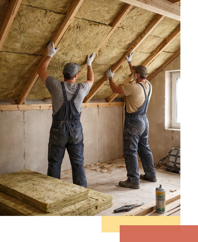 Утепление потолка минеральной ватой в Смоленске