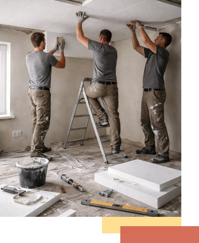 Утепление потолка пенопластом в Смоленске быстро и качественно